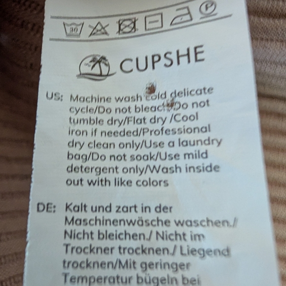 Cupshe Ribbed Tan Tank Top - Picture 5 of 7